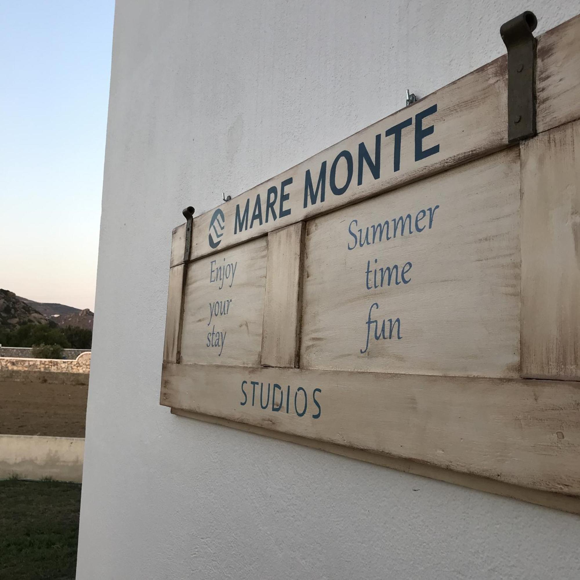 Mare Monte Studios Naxos Pláka Exterior foto